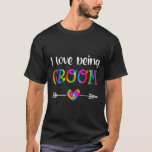 新郎新婦の絞り染め誇りを持ったカップルが結婚好き Tシャツ<br><div class="desc">新郎新婦の絞り染め誇りを持ったカップルが好結婚き</div>