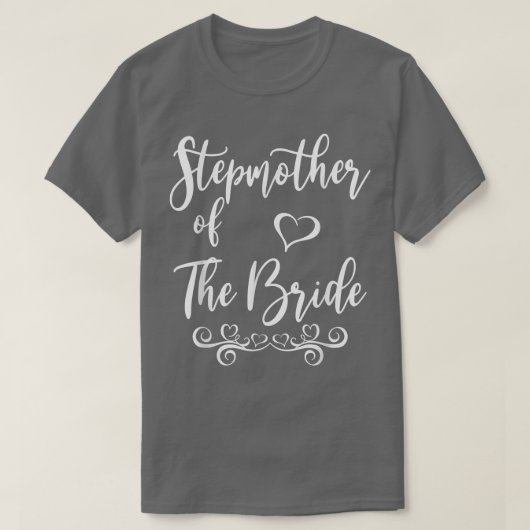 新郎新婦の継母結婚マッチング Tシャツ (デザイン正面)