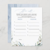 新郎新婦の試合は何歳だった (正面/裏面)