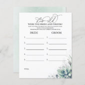 新郎新婦の試合は何歳だった (正面/裏面)