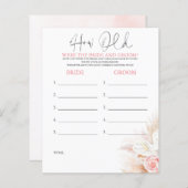 新郎新婦の試合は何歳だった (正面/裏面)