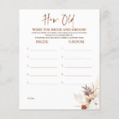 新郎新婦の試合は何歳だった (正面)