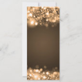 新郎新婦の金ゴールド灯の願きらめくい (裏面)