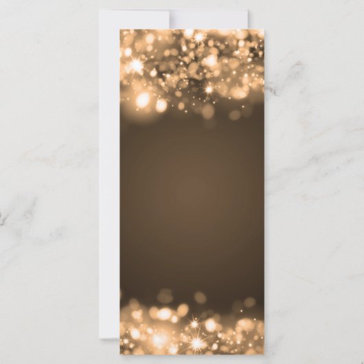 新郎新婦の金ゴールド灯の願きらめくい (裏面)