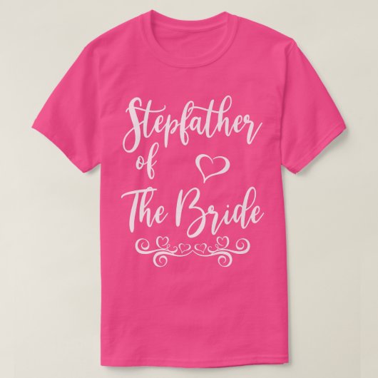 新郎新婦のMatchingT結婚-Shirの義父 Tシャツ (デザイン正面)