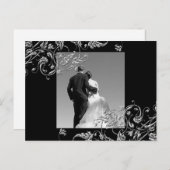 新郎新婦はがきを保存する 案内ポストカード (正面/裏面)