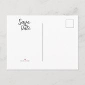 新郎新婦はがき結婚式招待状 インビテーションポストカード (裏面)