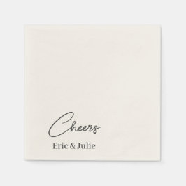 新郎新婦への応援カクテルペーパーナプキン スタンダードカクテルナプキン