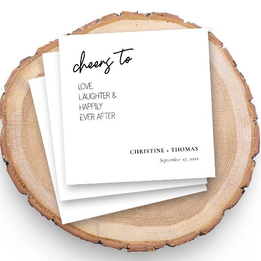 新郎新婦への応援!ウェディング スタンダードカクテルナプキン