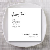 新郎新婦への応援!ウェディング スタンダードカクテルナプキン