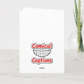 新郎新婦への感謝 - 面白い サンキューカード (裏面)