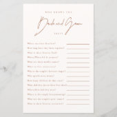 新郎新婦を知っている最高のブライダルシャワーゲーム (正面)