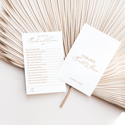 新郎新婦を知っている最高のブライダルシャワーゲーム