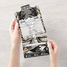 新郎新婦アロハパイナップルティキヘッド結婚ズ