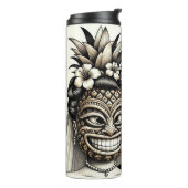 新郎新婦アロハパイナップルティキヘッド結婚ズ タンブラー (回転左)