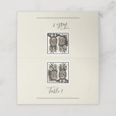 新郎新婦アロハパイナップルティキ結婚の座席 プレイスカード (外部開封)