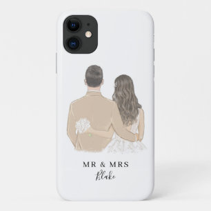 新郎新婦イラストレーションケースメイトiPhoneケース iPhone 11 ケース
