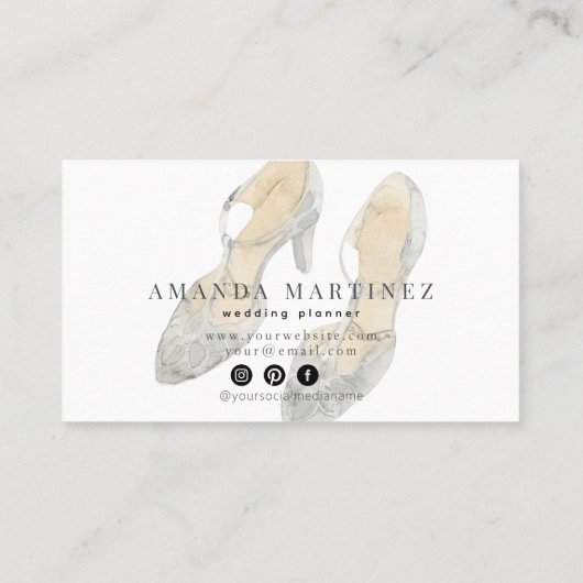 新郎新婦ウェディングプランナー 名刺 (裏面)