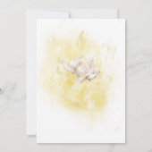 新郎新婦エレガントガゼボとのブライダルシャワー 招待状 (裏面)