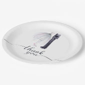 新郎新婦エレガントダンス紙プレート ペーパープレート (アングル)