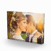 新郎新婦エレガントロマンチックな瞬間 フォトブロック (右)