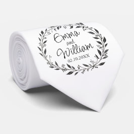 新郎新婦エレガント ネクタイ