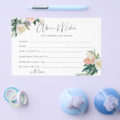 新郎新婦カード用フローラアドバイス チラシ (シングル)