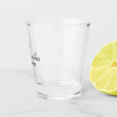 新郎新婦グリーンハート婚約結婚式の引き出物 ショットグラス (右)