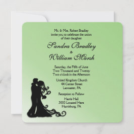 新郎新婦グリーン結婚ズ 招待状