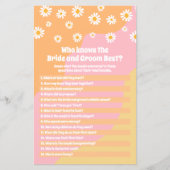 新郎新婦ゲームを知っている最高のブライダルシャワー (正面)