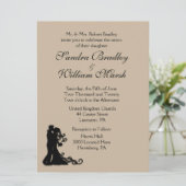 新郎新婦サンドストーン結婚式招待状 招待状 (スタンド正面)