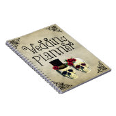 新郎新婦スカルウェディングプランナーノート ノートブック (右側)