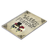 新郎新婦スカルウェディングプランナーノート ノートブック (左側)