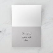 新郎新婦スカル結婚のサンキューカード サンキューカード (内部)