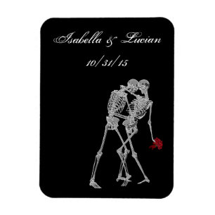新郎新婦スケルトンGothic Vampire結婚ズ マグネット