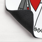 新郎新婦スティック結婚フィギュアのI do マウスパッド (コーナー)