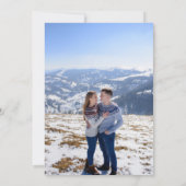 新郎新婦スノーグローブ セーブザデート (裏面)