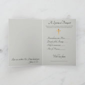新郎新婦スピリチュアルブーケ祈りの言葉 カード (内部)