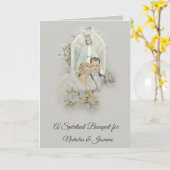 新郎新婦スピリチュアルブーケ祈りの言葉 カード (黄色い花)