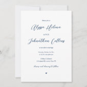 新郎新婦チャーチ結婚式招待状 招待状 (正面)