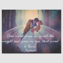 新郎新婦ティッシュペーパー 薄葉紙