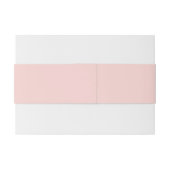 新郎新婦ハートモダン型パステル赤面ピンク 招待状ベリーバンド (裏面例)