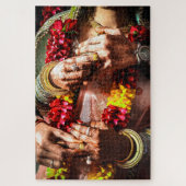 新郎新婦ヒンドゥー結婚ズのジグソーパズル1014 pc. ジグソーパズル (縦)