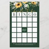 新郎新婦ビンゴヒマワリブライダルシャワーゲーム (正面)