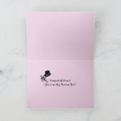 新郎新婦ピグ結婚おめでとうカード サンキューカード (内部)