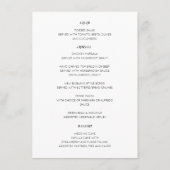 新郎新婦ファッションイラストレーション メニュー (裏面)