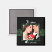 新郎新婦フォトマグネット マグネット (正面/裏面)