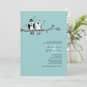 新郎新婦フローズ結婚式招待状 招待状 (スタンド正面)