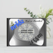 新郎新婦ブライダルウェディングシャワー招待状 招待状 (スタンド正面)