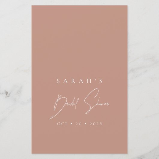 新郎新婦ブライダルシャワーの願い (裏面)